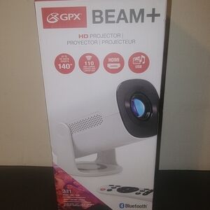 GPX BEAM+ HD Projector - Black and White